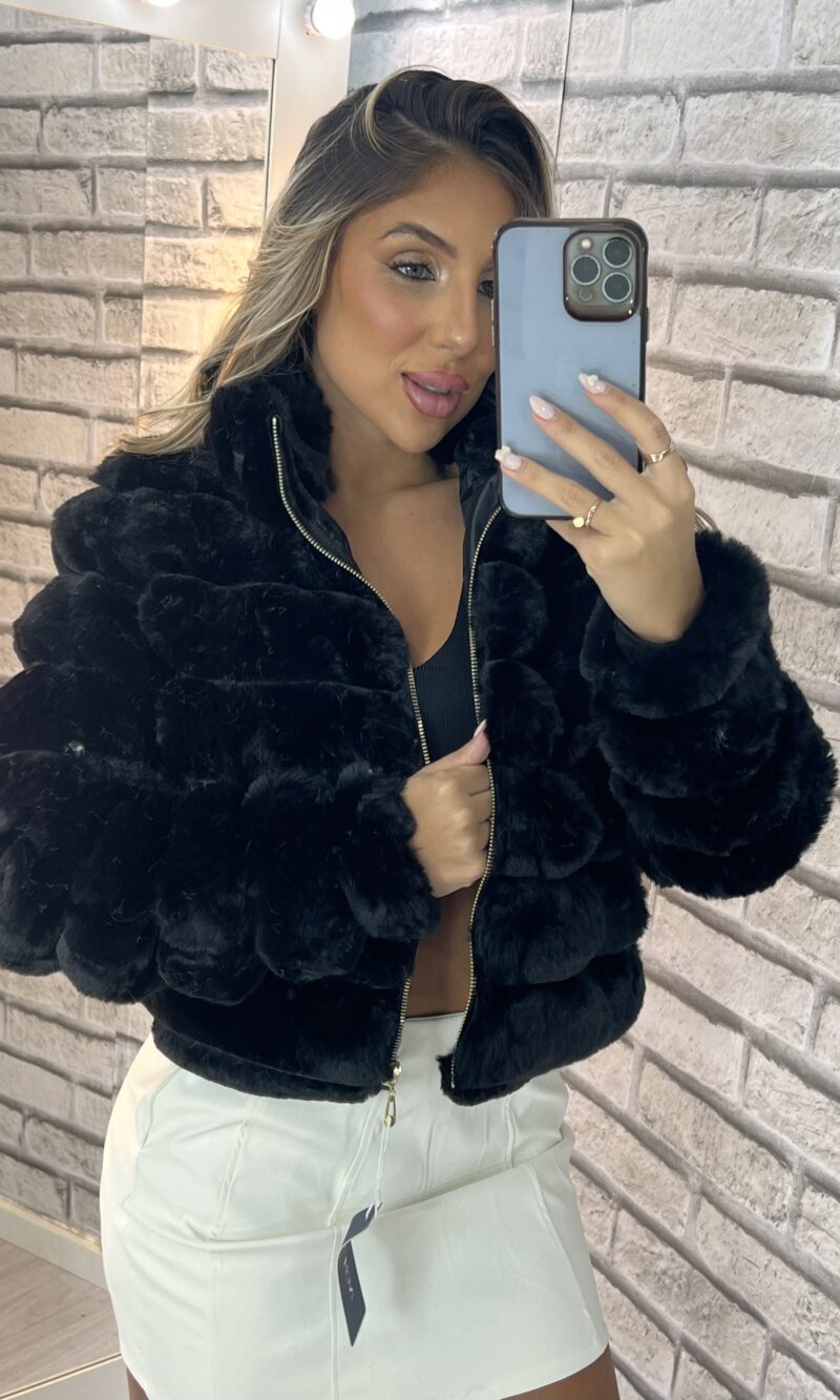 jaqueta alessia preto