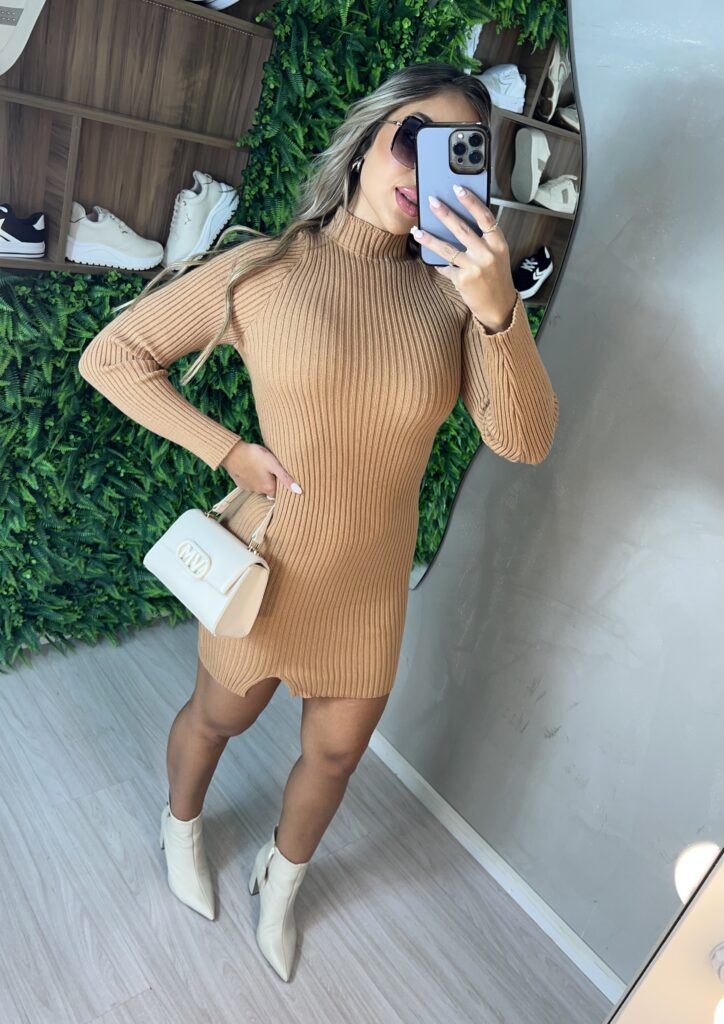 vestido manga longa lily bege vestido manga longa lily bege