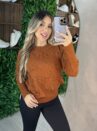 blusa tricô alice caramelo