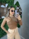 cropped manga longa cloe marrom
