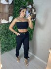 conjunto brit preto