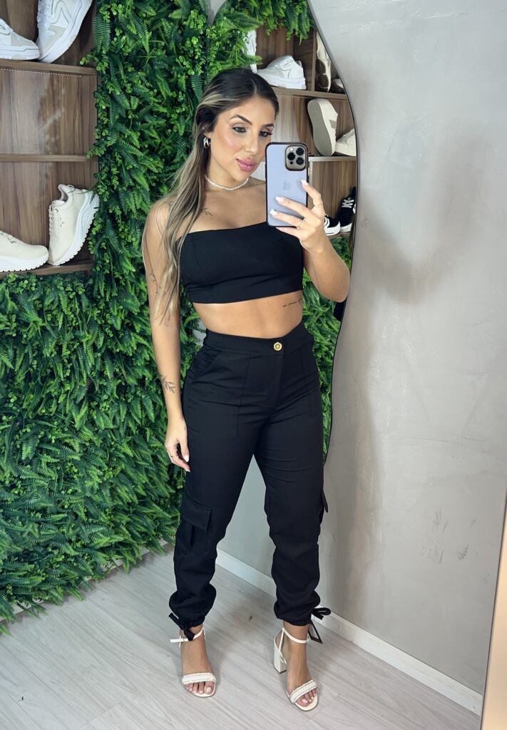 conjunto brit preto