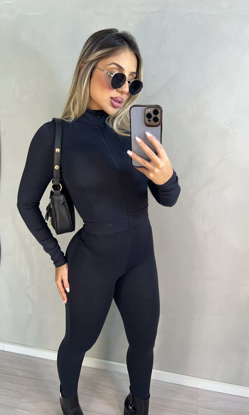macacão poliamida gringa dafne preto