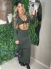conjunto midi daiane verde militar