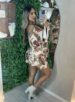 conjunto celeste bege