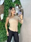 blusa manga longa adriana bege