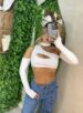 cropped manga longa marie branco