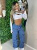 cropped manga longa marie branco