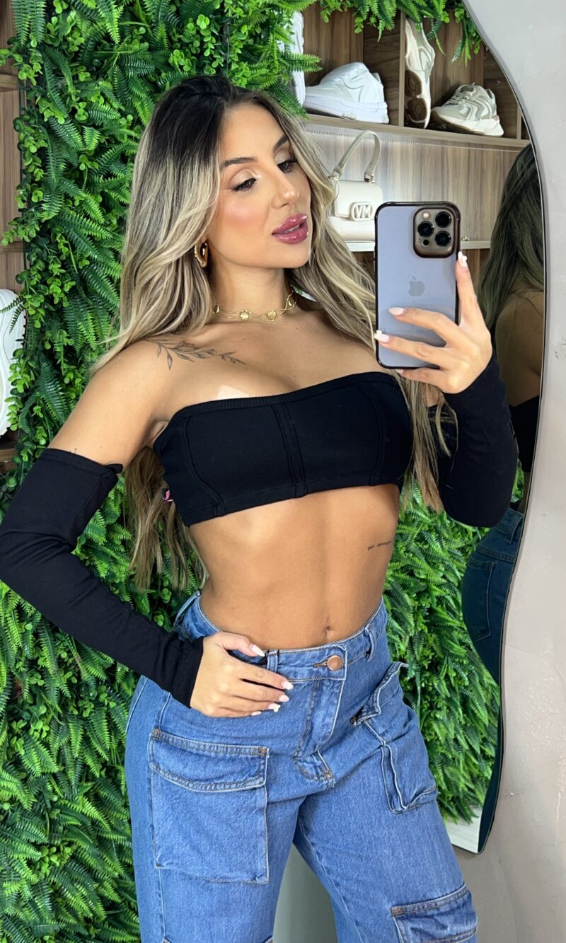 cropped mariana preto