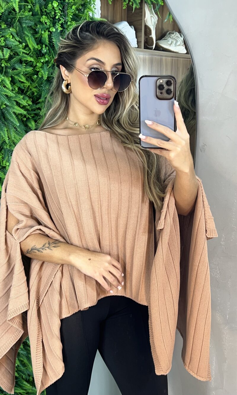 blusa capa tricô nude blusa capa tricô nude