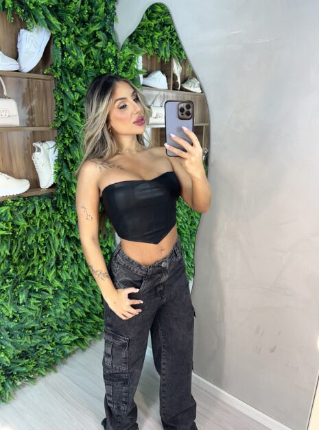corselet vivian preto