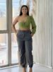 calça jogger alfaiataria bia cinza