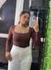 body manga longa sabrina marrom