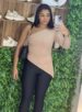 blusa manga longa natasha nude