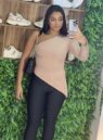blusa manga longa natasha nude