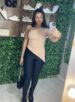 blusa manga longa natasha nude