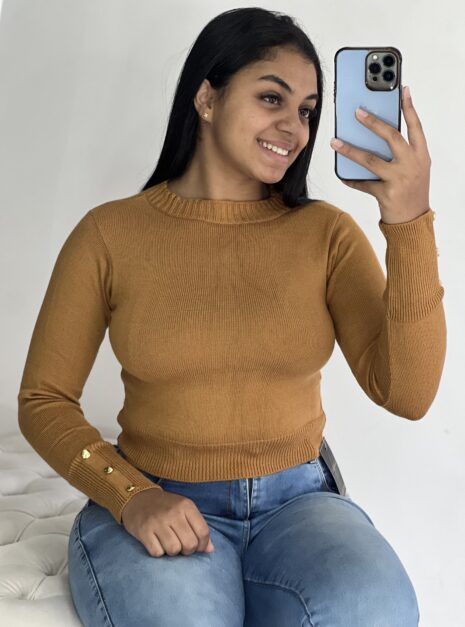 cropped modal charlote caramelo