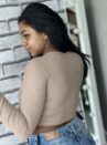 cropped manga longa ju nude