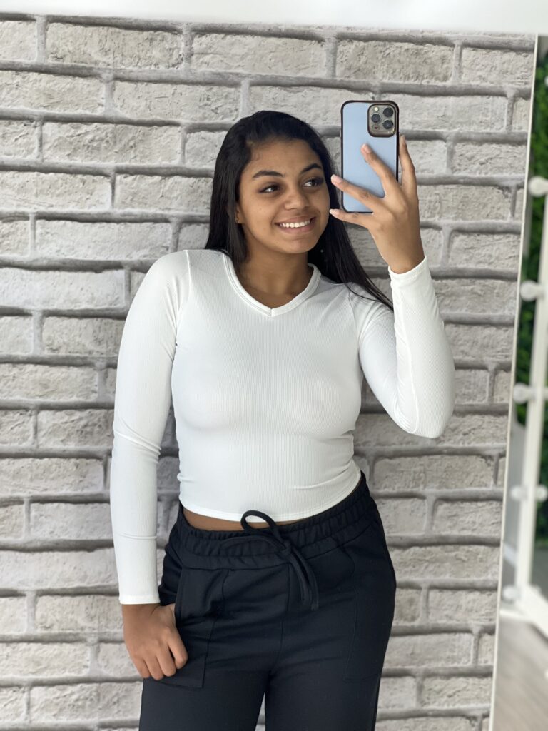 blusa manga longa flávia off white