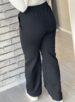 calça pantalona moletom cecília preto