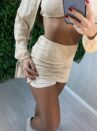 conjunto manga longa kelly bege