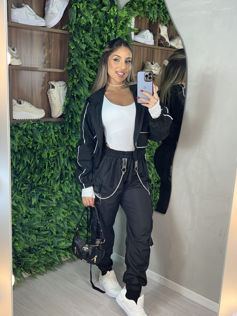 calça parachute bony preto calça parachute bony preto