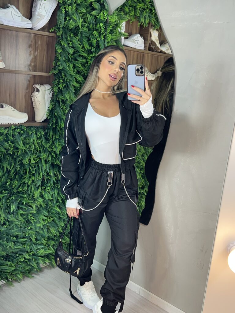 calça parachute bony preto