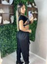 calça parachute neka preto/preto