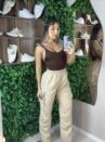 calça lady gaga brilhos bege (cópia)