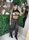 calça parachute miriam marrom