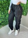 calça parachute drika preto