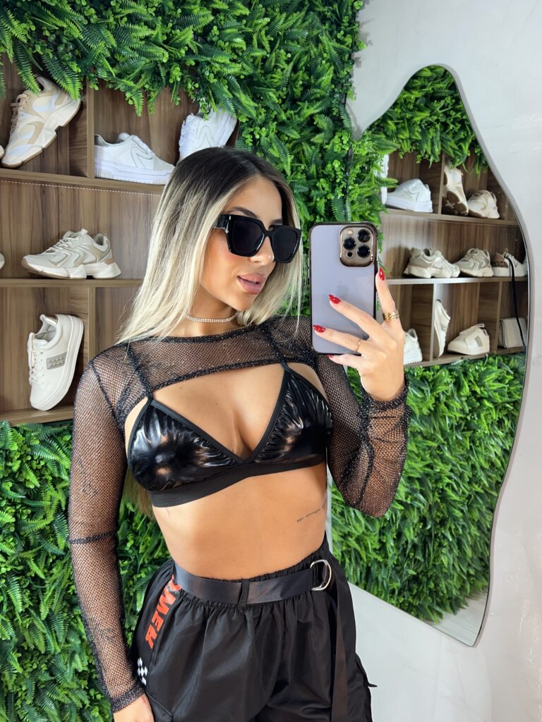 cropped jamile preto