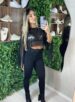blusa capa tule preto