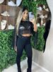 blusa capa tule preto