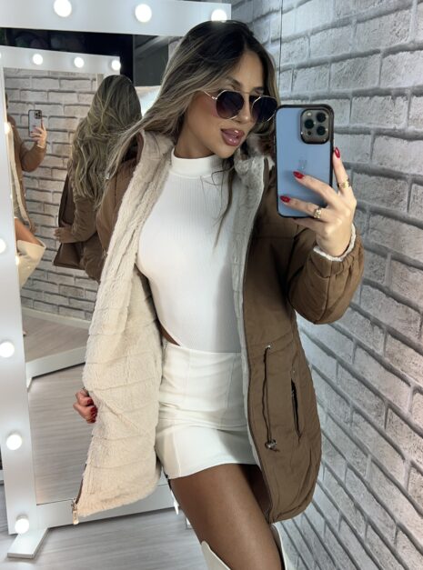 parka reversível 2 lados mabel caramelo (cópia)