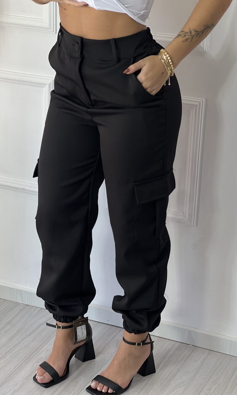 calça jogger alfaiataria bia preto
