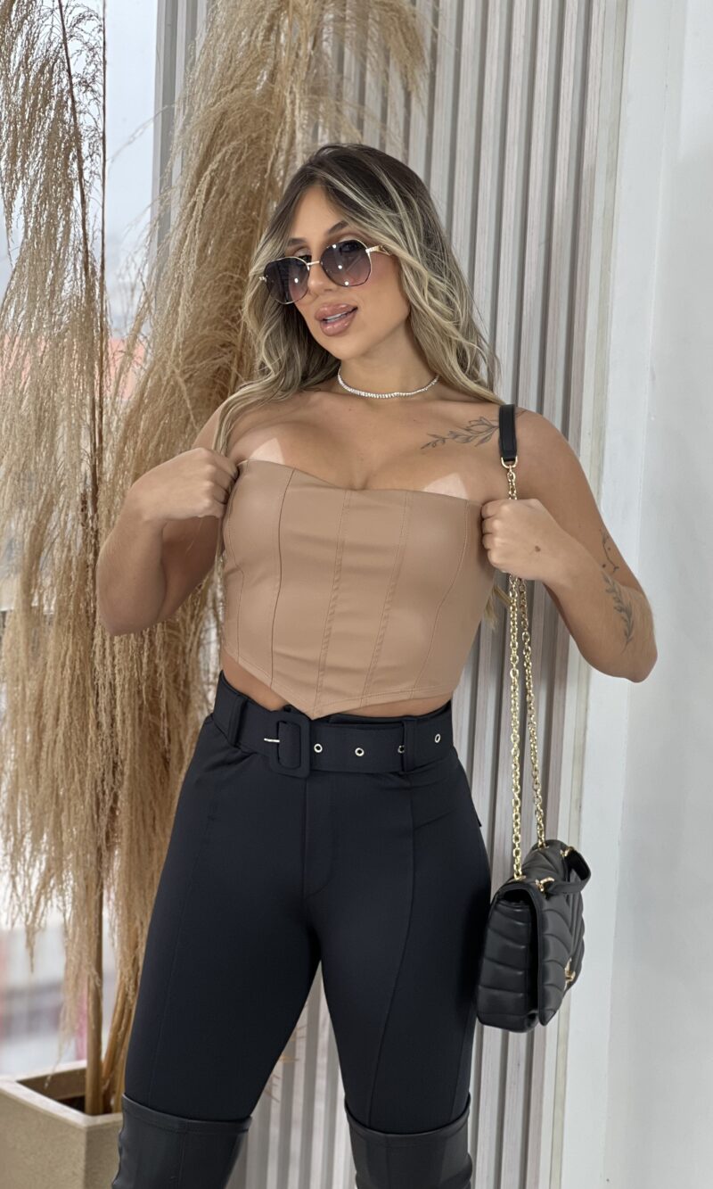 corselet vivian bege