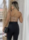 corselet vivian bege