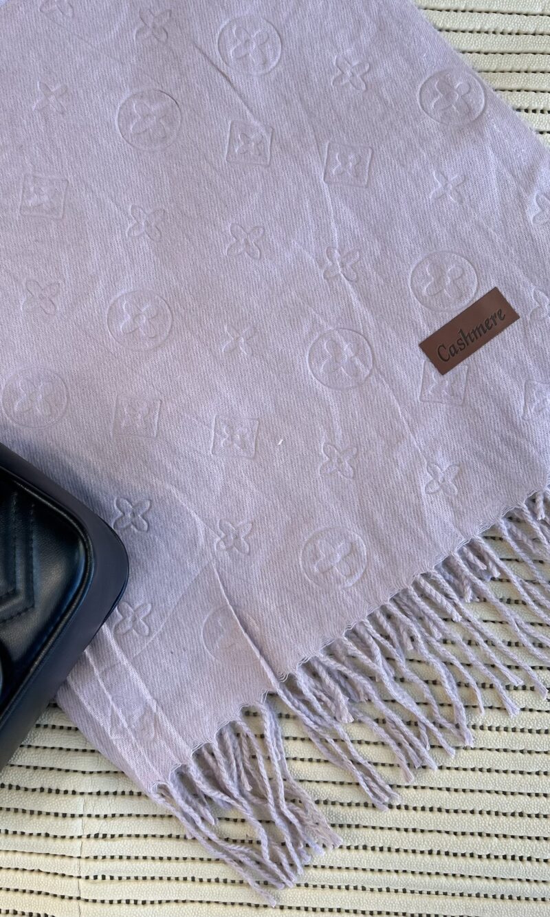 lenço flanelado estrela rosé