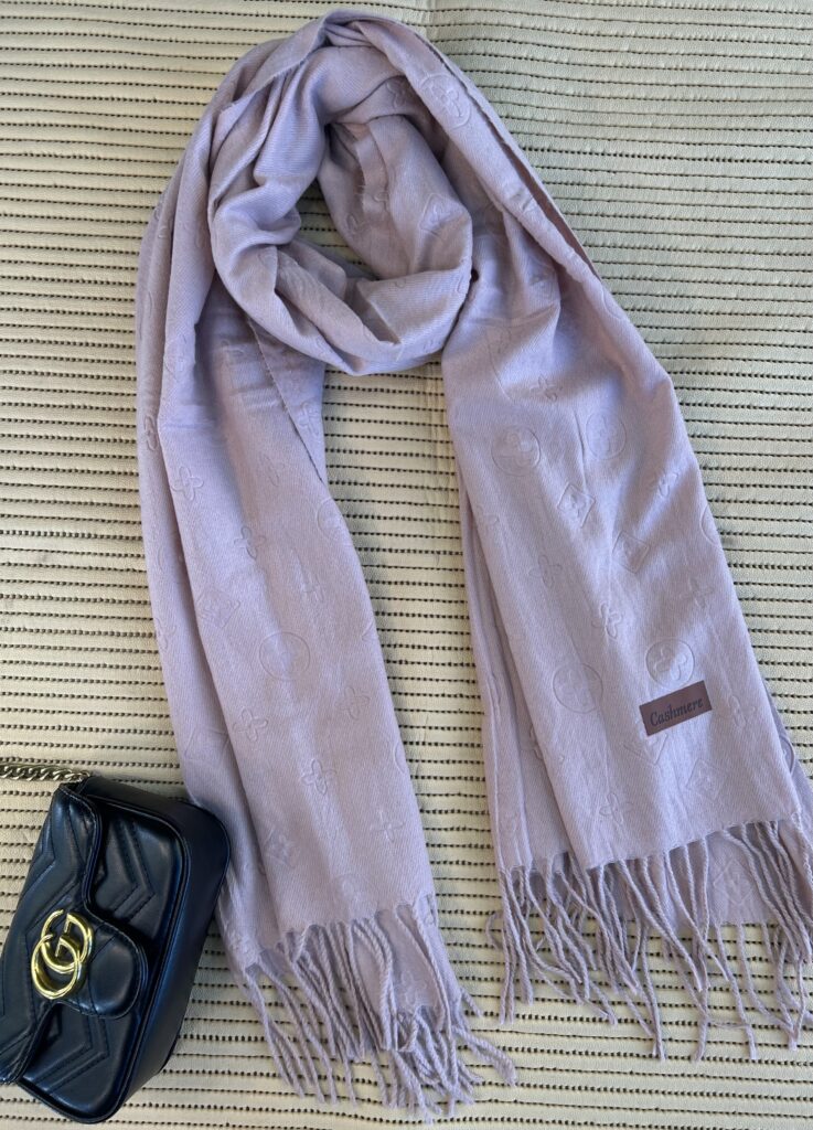 lenço flanelado estrela rosé lenço flanelado estrela rosé