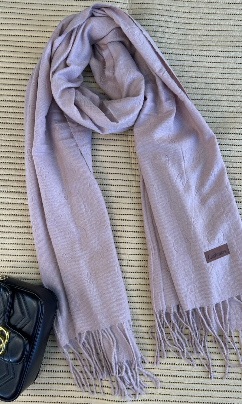 lenço flanelado estrela rosé