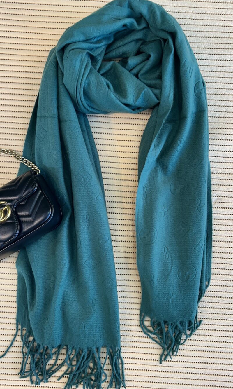 lenço flanelado estrela verde