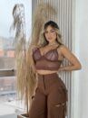 top cropped renda gio marrom