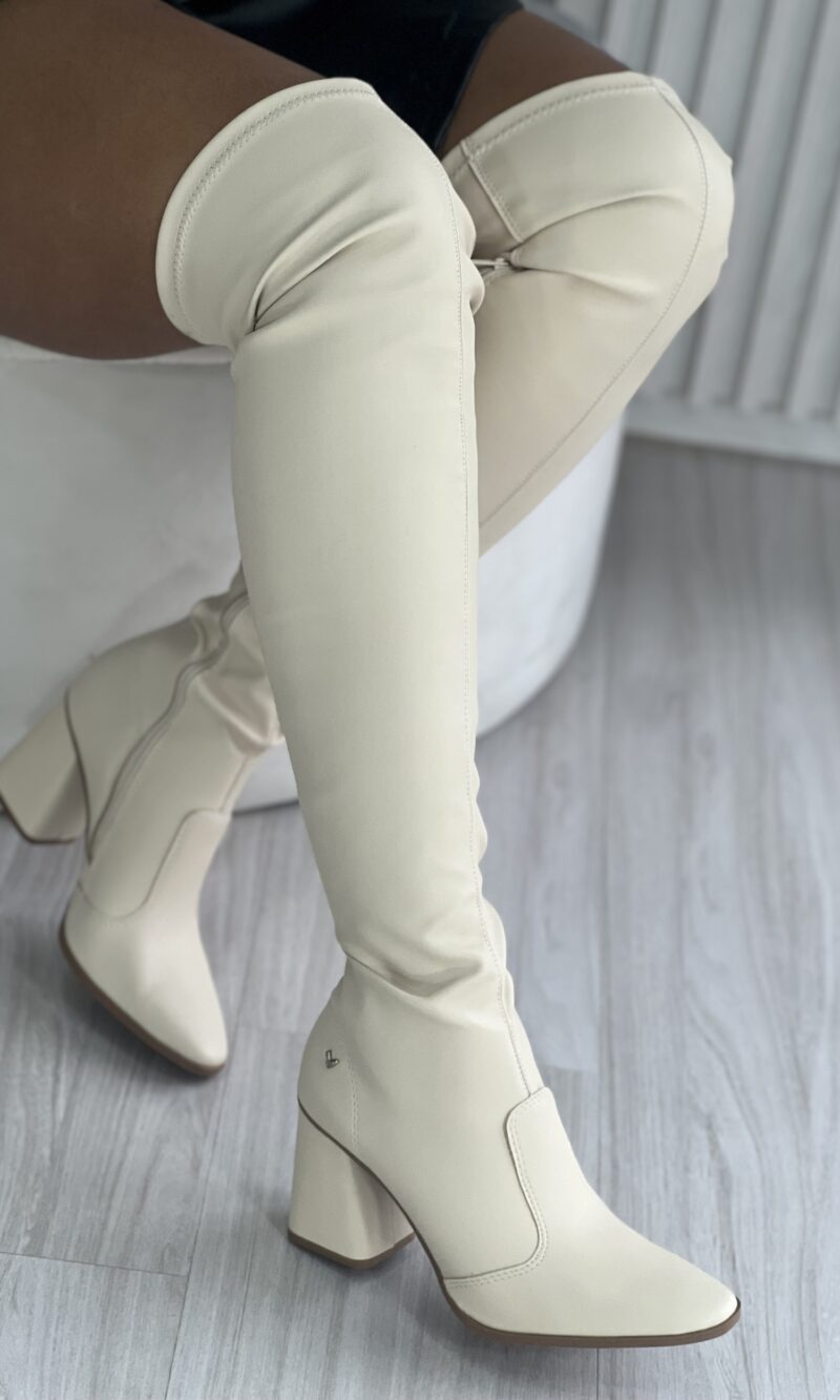 bota over salto bloco off white mississipi me823 bota over salto bloco off white mississipi me823