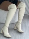 bota over salto bloco off white mississipi me823