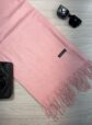 lenço flanelado florzinha rosa