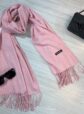 lenço flanelado florzinha rosa
