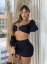 conjunto manga longa kelly preto