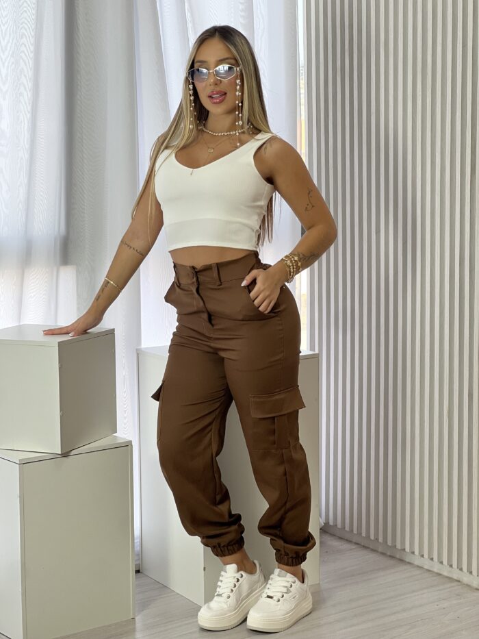 calca jogger alfaitaraia bia marrom calca jogger alfaitaraia bia marrom