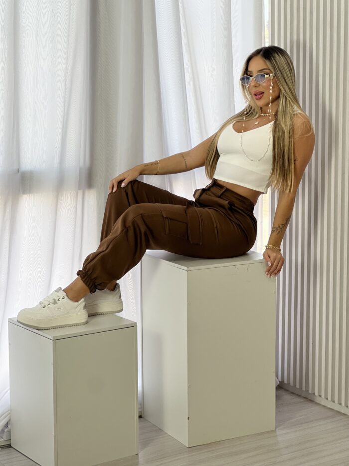 calca jogger alfaitaraia bia marrom calca jogger alfaitaraia bia marrom